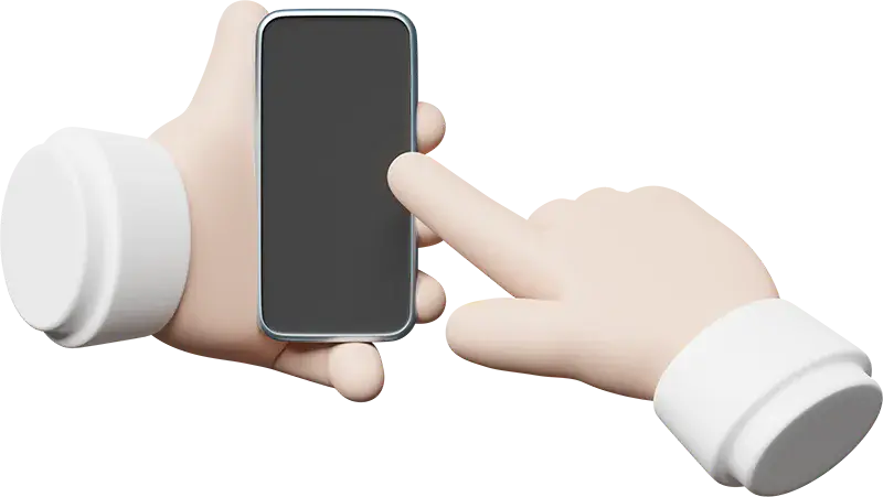 Illustration d'iPhone avec des mains